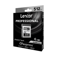 Lexar Pro 512GB TYPE B CFExpress Card SILVER SERIES 1750MBS