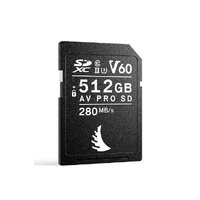 Angelbird AV PRO 512GB MKII V60 280Mbs SD Card