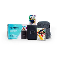 Fujifilm Instax Mini Link 2 Printer, Film and Case Kit - Blue
