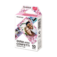 Fujifilm Instax Mini Instant Film - Confetti Frame (10 Shots)