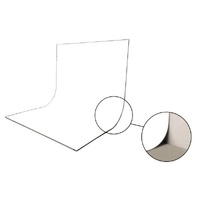 Easiframe Cyclorama Curved Background Fabric - Chroma Key White