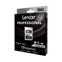 Lexar Pro 160GB Type A CF Express Card Silver Series 800MBs