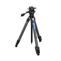 Leofoto LY-265CV Carbon Fibre Tripod with Inverted Ball Head and Video Head