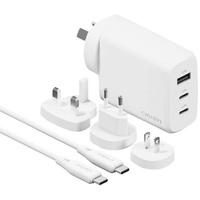 Cygnett Voyager 67W USB/USBC Multi Port Travel Charger - White