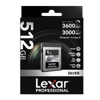 Lexar Pro 512GB CF Express Card - Type B 3600Mbs