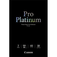 Canon Photo Paper Pro Platinum A3 20pk #PT-101A3-20