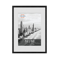 Home Basics A2/A3 Photo Frame - Black