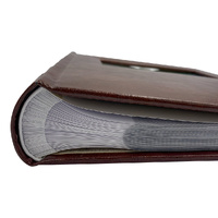 Prestige Coffee Brown Leather Photo Album - 300 Photos