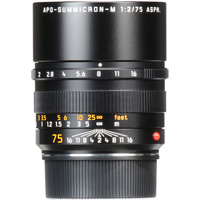 Leica 75mm f2 APO Summicron-M ASPH M Mount| Secondhand