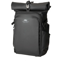 Summit Creative Large Metropolis 32L Roll Top Backpack - BLACK