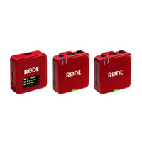 Rode Wireless GO III DUAL RED RX/TX w/Built in Mic (2xTransmitters)