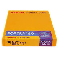 Kodak Portra 160 Film 4x5" 10 Sheets 
