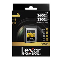 Lexar Professional 1TB CFexpress 4.0 Type B GOLD Series Memory Card