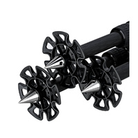 Leofoto TFW Stainless Steel Tripod Spikes with Snow/Sand Shoes for 3/8 Threaded Legs