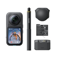 Insta360 X6 8K 360 Action Camera Essential Bundle - Midnight Black