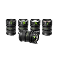 NiSi ATHENA PRIME Full Frame Cinema Lens Kit with 14mm, 25mm, 35mm, 50mm, 85mm and Case - G Mount