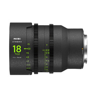 NiSi 18mm ATHENA PRIME Full Frame Cinema Lens T2.2 E Mount (No Drop In Filter)
