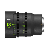 NiSi 18mm ATHENA PRIME Full Frame Cinema Lens T2.2 G Mount (No Drop In Filter)