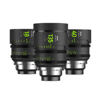NiSi ATHENA PRIME Full Frame Cinema Lens Add-On Kit with 3 Lenses + Hard Case (PL Mount)