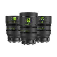 NiSi ATHENA PRIME Full Frame Cinema Lens Add-On Kit with 3 Lenses + Hard Case (L Mount)