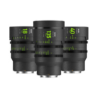 NiSi ATHENA PRIME Full Frame Lens ADD-ON Kit with 18mm T2.2, 40mm T1.9, 135mm T2.2 G Mount