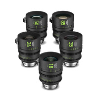 NiSi Aureus Prime Full Frame T1.4 Cinema Lens Kit - 18/24/35/50/85mm + Case (PL Mount)
