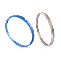 NiSi Ring Cap Kit for Ricoh GR IV (Royal Blue & Titanium Gray)