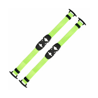 Summit Creative Tenzing Front Buckle Strap Set of 2 - Fluorescent Green