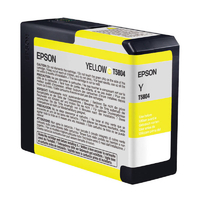 Epson UltraChrome K3 Ink Cartridge Yellow 80ml for 3880/3800 #T5804