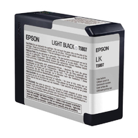 Epson UltraChrome K3 Ink Cartridge Light Black 80ml for 3880/3800 #T5807