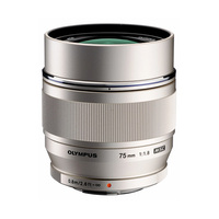 Olympus M.Zuiko 75mm f/1.8 Lens - Silver
