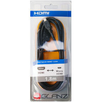 Glanz HDMI (A) to HDMI Micro (D) – 1.8 Metres