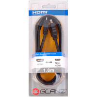 Glanz HDMI (A) to HDMI Mini (C) – 1.8 Metres