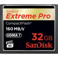 SanDisk Extreme Pro 32GB Compact Flash 160MB/s Memory Card