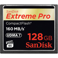 SanDisk Extreme Pro 128GB Compact Flash 160MB/s Memory Card