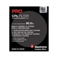 Manfrotto Pro Circular Polarising Filter - 52mm