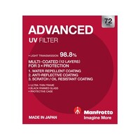 Manfrotto Advanced UV Filter - 72mm