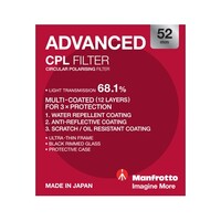 Manfrotto Advanced Circular Polarising Filter - 52mm