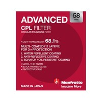 Manfrotto Advanced Circular Polarising Filter - 58mm