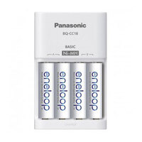 Panasonic Eneloop 4-Cell Charger + 4 x AA Eneloop Batteries