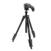 Manfrotto Compact Action Tripod + Joystick Head - Black Colour