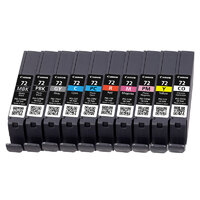 Canon PGI-72 Ink Tanks for Pixma PRO-10 - Set of 10