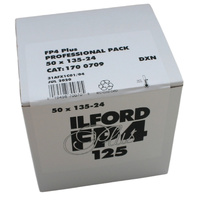 Ilford FP4 Plus 125 Black & White 35mm Film 24 Exposures 50 Pack