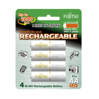 Fujitsu AA Rechargeable 1900 mAh Battery – 4 Pack