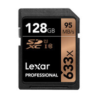 Lexar Professional 633x SDXC Memory Card - 128GB