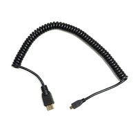 Atomos Coiled Micro HDMI to HDMI Cable 30cm