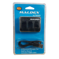 Haldex Triple Battery Charger for GoPro HERO5/6/7