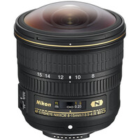 Nikon AF-S 8-15mm f/3.5-4.5E ED Fisheye Lens 