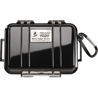 Pelican 1020 Micro Case - Black with Black Liner