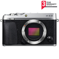 Fujifilm X-E3 - Body Only - Silver Ex-Demo